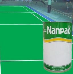 Sơn Epoxy Nanpao sân Tennis
